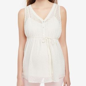 5/$25 Closeout!- Shear Babydoll Maternity Blouse